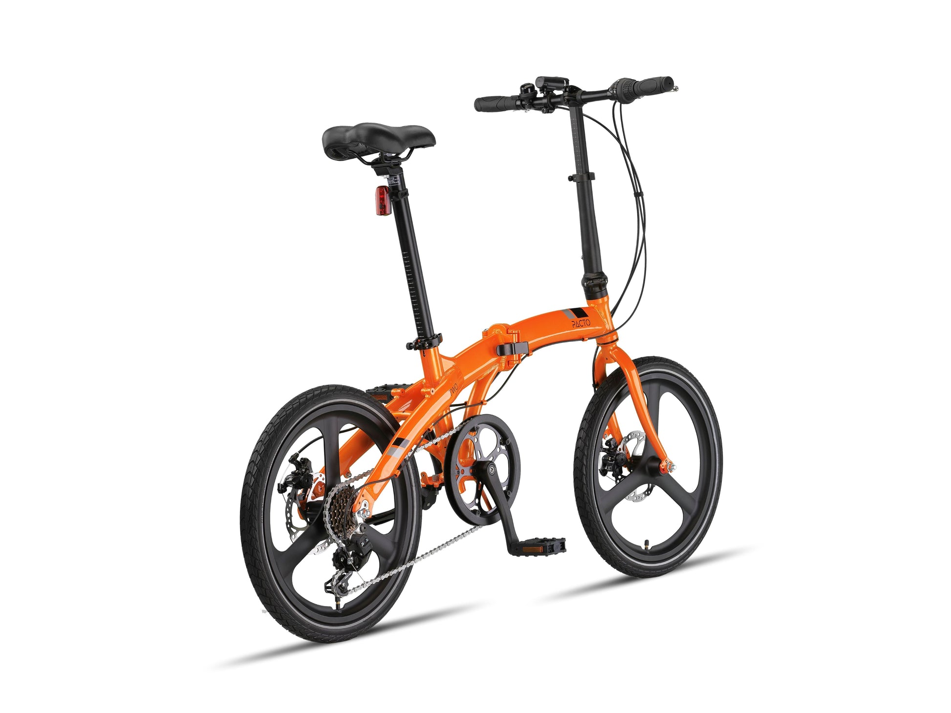 Pacto-two-orange-folding-bike-vouwfiets-plooifiets-black-orange-foldingbike-beste-vouwfiets-kopen-opvouwbare-fiets-urban-compact