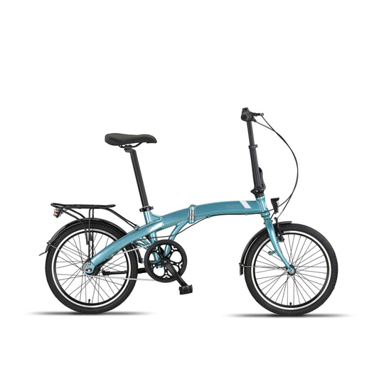 PACTO FIVE N7 – Folding bike with Shimano Nexus 7 and coaster brake (Blue/Black)