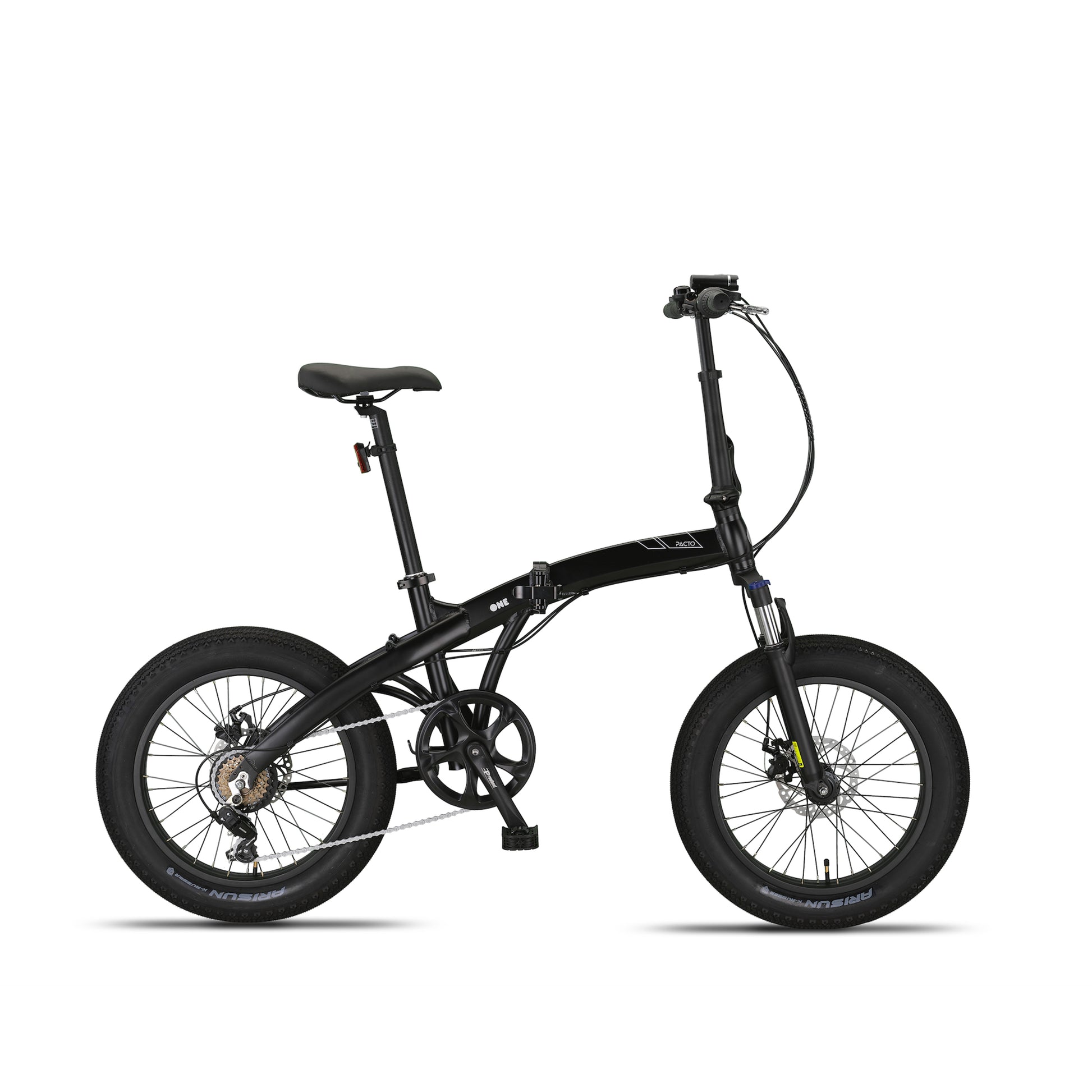 pacto-foldingbike-vouwfiets-plooifiets-black-zwart-foldingbike-beste-vouwfiets-kopen-opvouwbare-fiets-urban-compact-dikkebanden-fatbike-orange