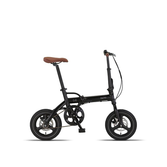 PACTO FOURTEEN BLACK – Ultra-light 14” folding bike for short city rides