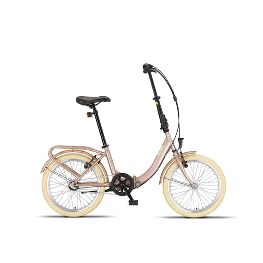 PACTO NINE – Low-step 20” folding bike with Shimano Nexus 3 (Lavender/Patrol Green/Black)