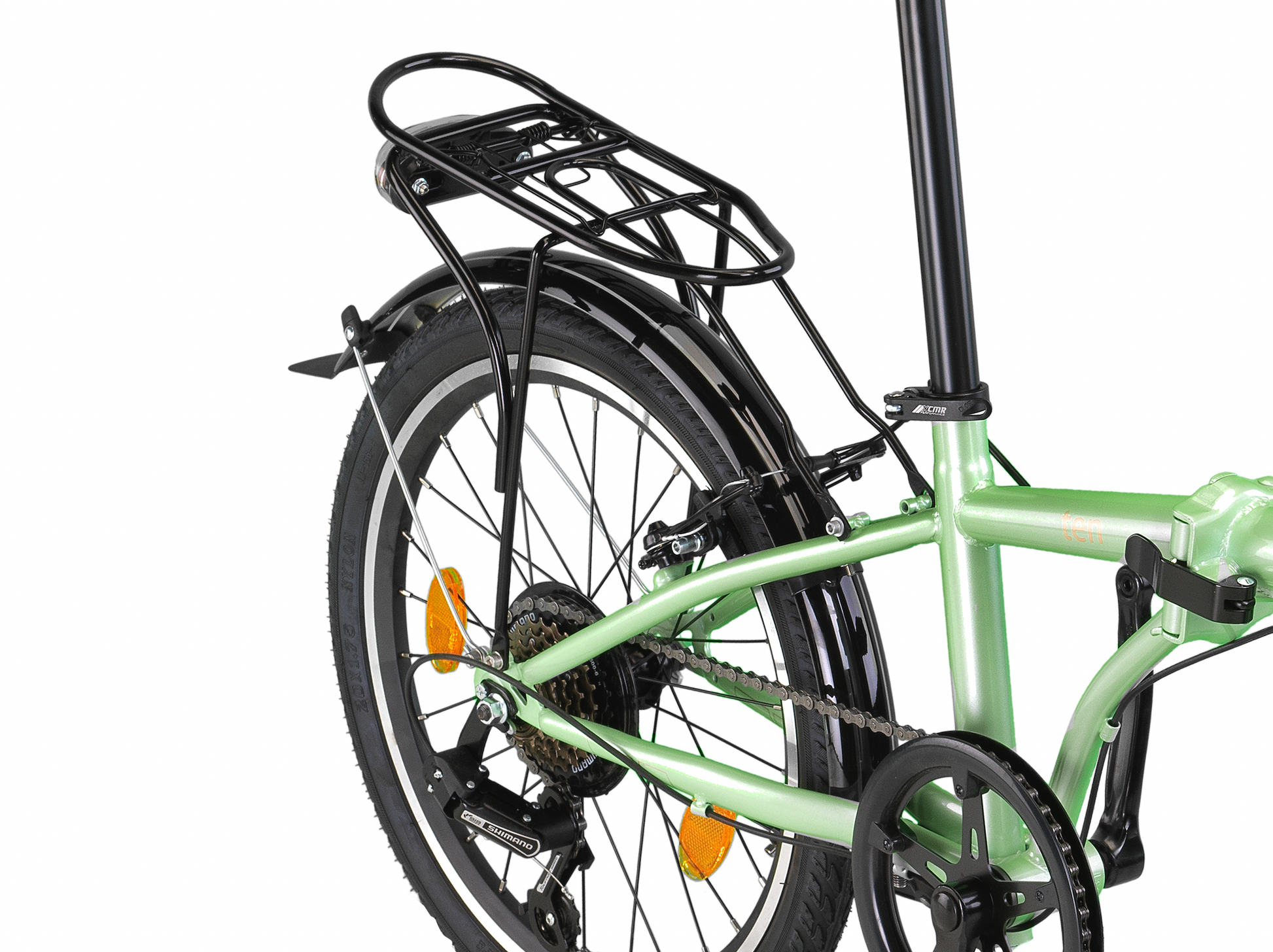 PACTO - TEN - FOLDING BIKE - MINT/ BLACK - vouwfiets - opklapfiets - folding bike - pacto -pactobike.com