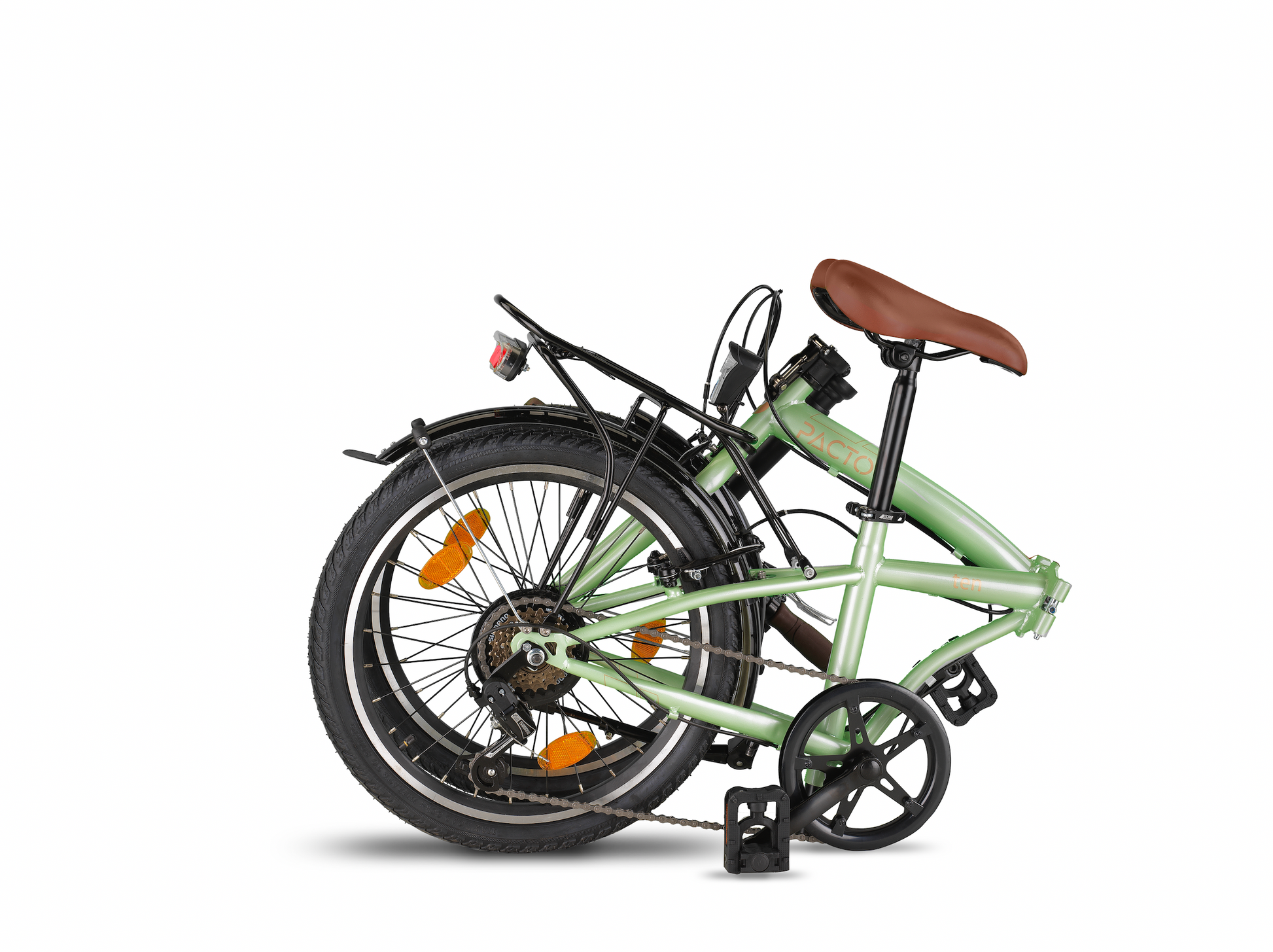 PACTO - TEN - FOLDING BIKE - MINT/ BLACK - vouwfiets - opklapfiets - folding bike - pacto -pactobike.com