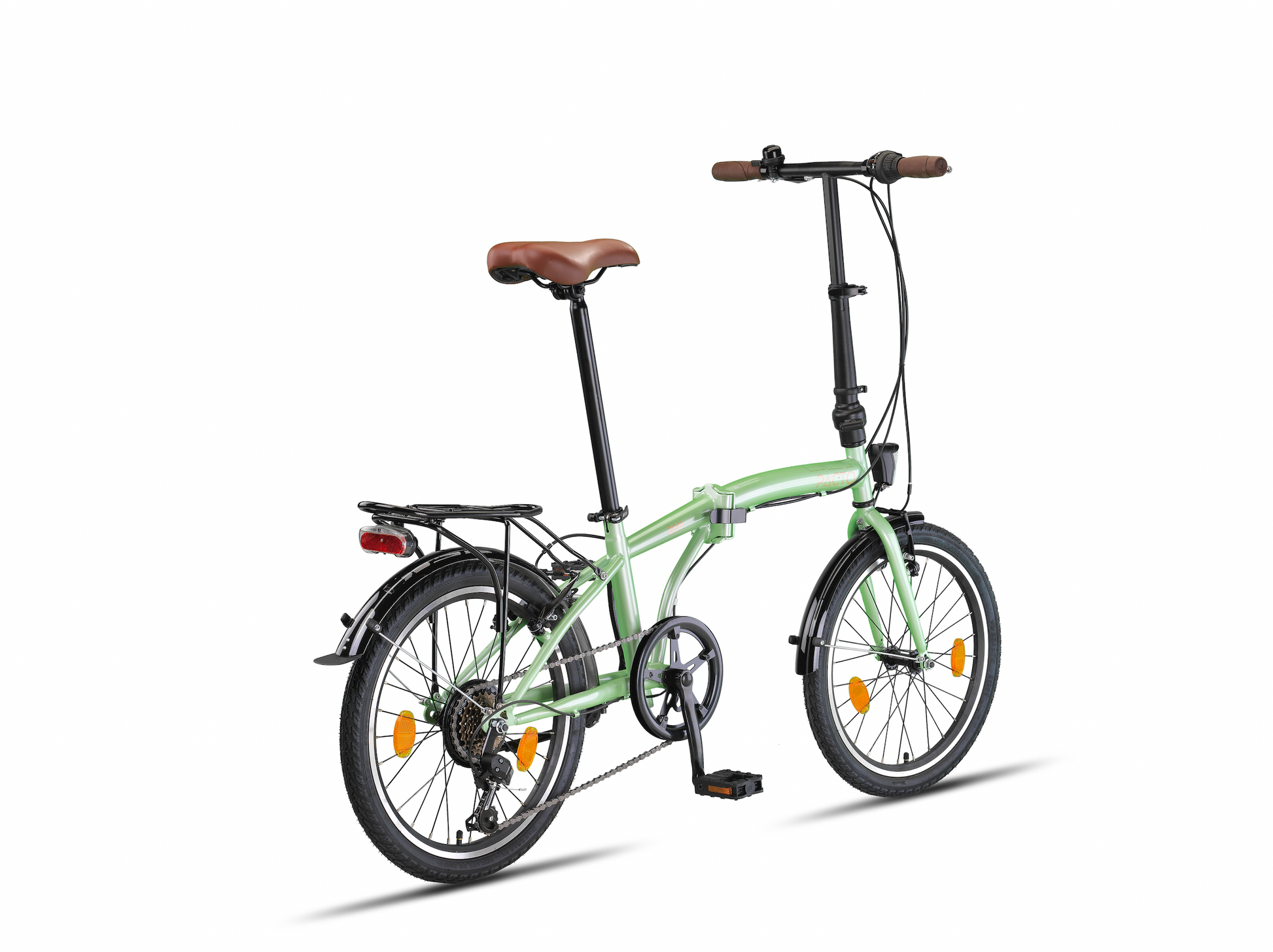 PACTO - TEN - FOLDING BIKE - MINT/ BLACK - vouwfiets - opklapfiets - folding bike - pacto -pactobike.com