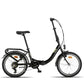PACTO EIGHT – Low-step 20” folding bike with 6-speed Shimano (Lavender/Black/Patrol Green)