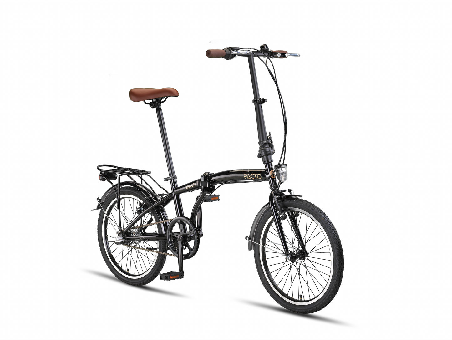 PACTO ELEVEN – Vouwfiets met oversized stalen frame en Shimano Nexus 3 (Zwart / Mint)