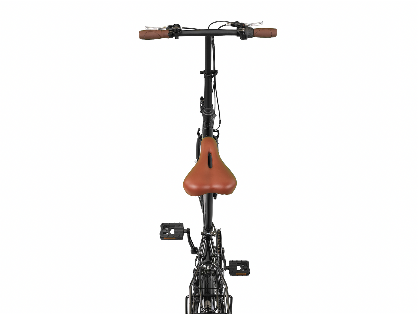 PACTO ELEVEN – Vouwfiets met oversized stalen frame en Shimano Nexus 3 (Zwart / Mint)