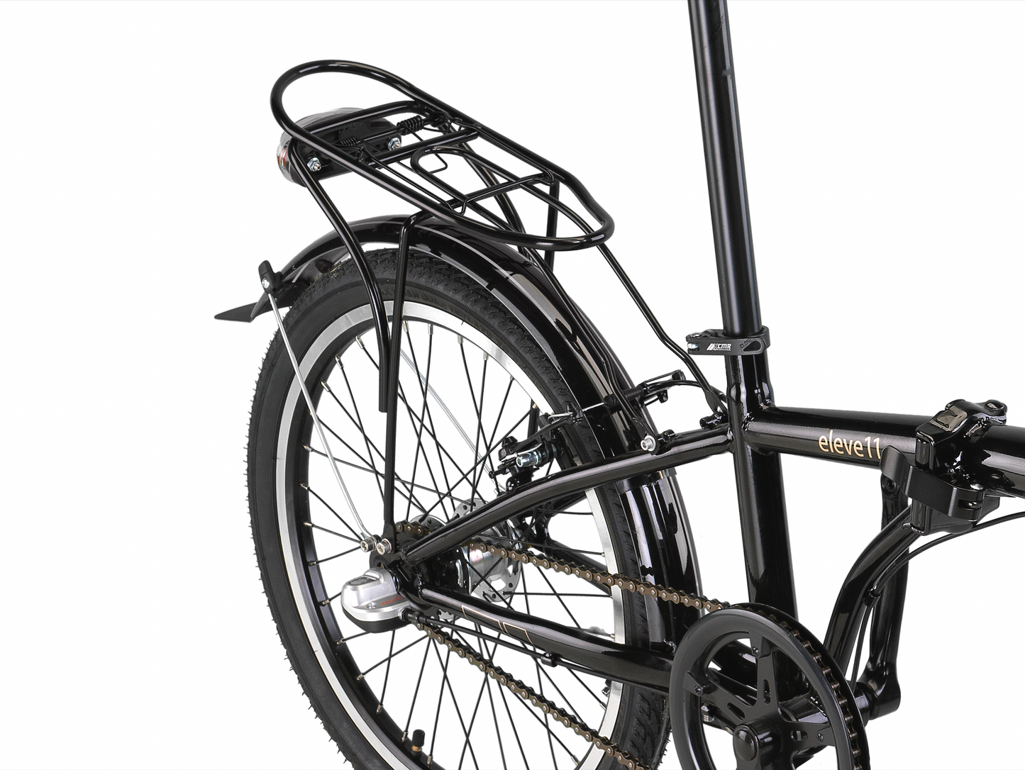 PACTO ELEVEN – Vouwfiets met oversized stalen frame en Shimano Nexus 3 (Zwart / Mint)