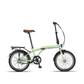 PACTO ELEVEN – Vouwfiets met oversized stalen frame en Shimano Nexus 3 (Zwart / Mint)